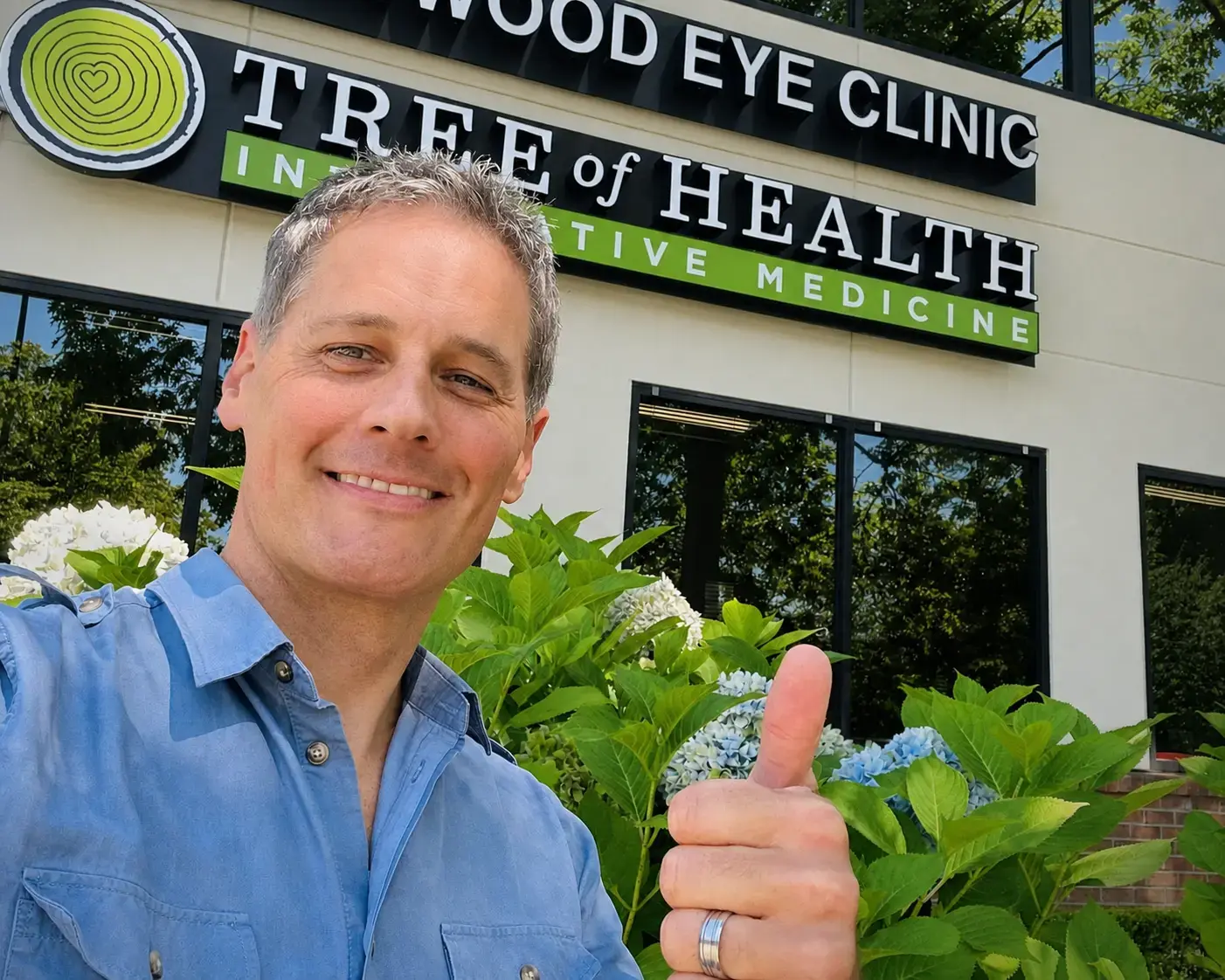 Exterior of the building housing SoundCare Chiropractic in Woodinville